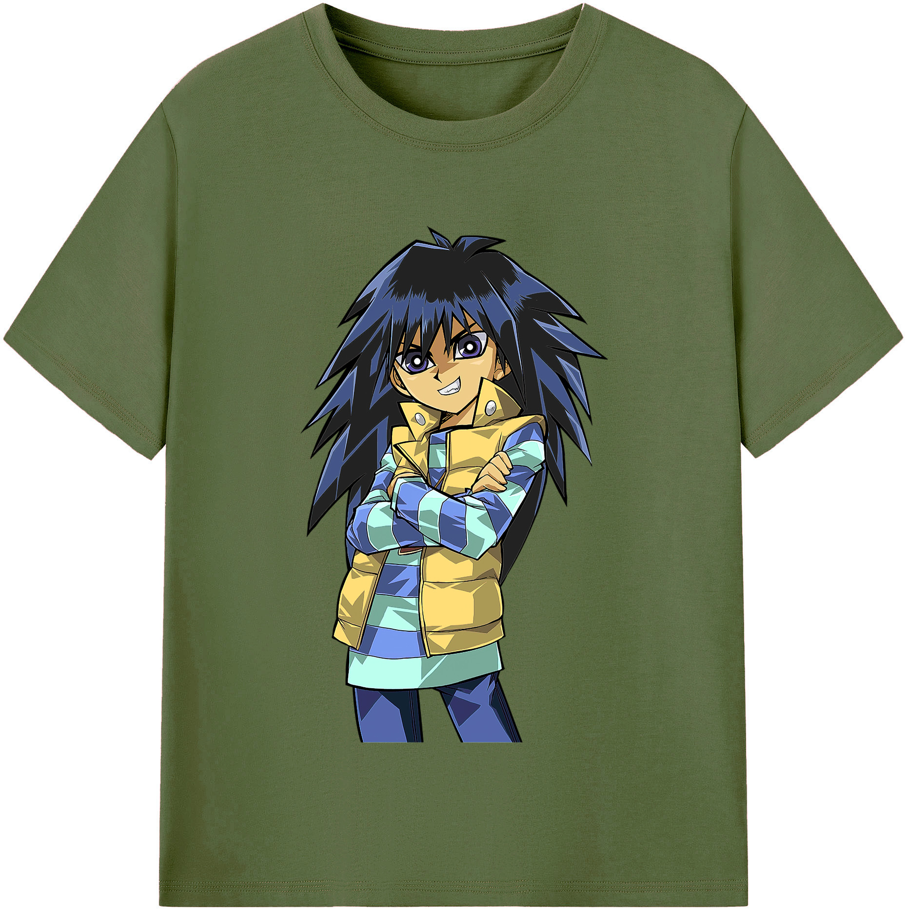 （画像用） 遊☆戯☆王 Yu-Gi-Oh! 綿100％半袖Tシャツ（フロントプリント）